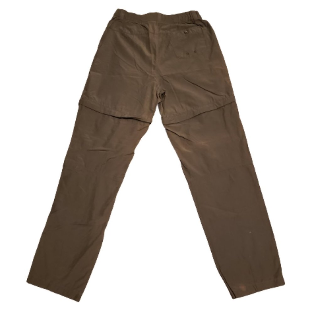 Columbia Convertible Pants / Shorts Green Women's 8 Outdoor Hiking Summer Comfy - Picture 2 of 13